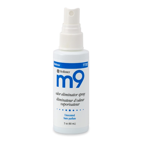 Éliminateur d’odeur m9 sans parfum de Hollister Incorporated, flacon-atomiseur de 2 oz (60 ml), 7732