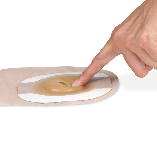 Hollister Incorporated Premier drainable pouch soft convex flexwear lock n roll adhesive finger 8661