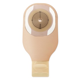 Premier One Piece Drainable Ostomy Pouch Flat CeraPlus Barrier Lock n Roll Closure Tape Filter Hollister CA